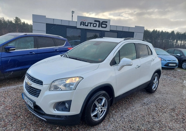 Chevrolet Trax cena 35900 przebieg: 219000, rok produkcji 2013 z Lębork małe 781